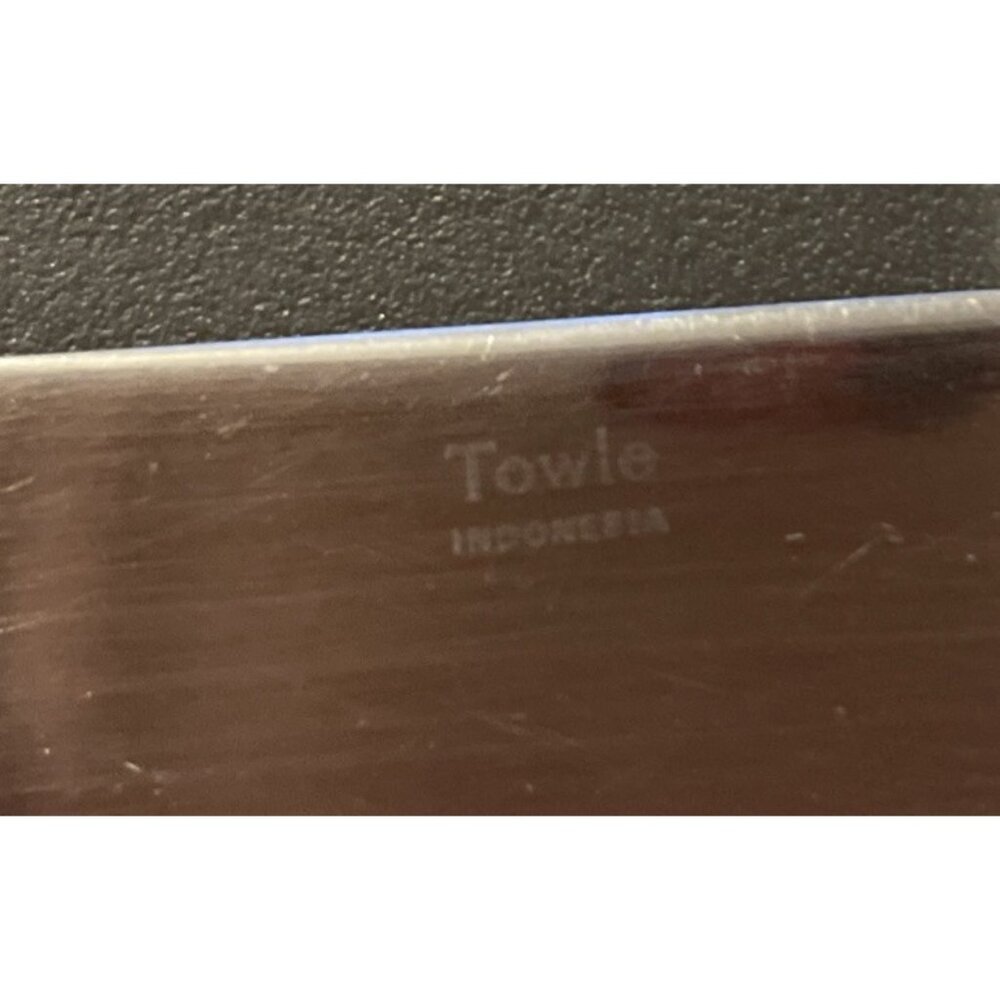 Towle Nordic‎ 18/10 Stainless Blunt Solid Knives Set Of 4 Indonesia Flatware - Picture 2 of 3